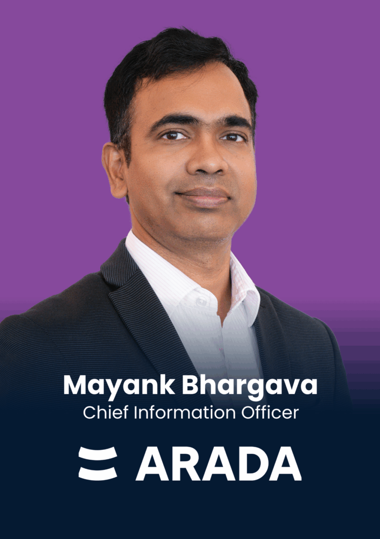 Mayank Bhargava Chief Information Officer ARADA Developments