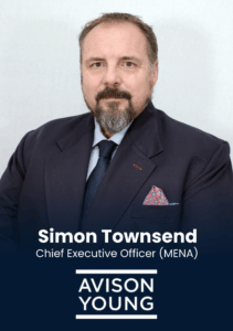 Simon Townsend, CEO (MENA), Avison Young is speaking at Middle East's largest real estate tech event.