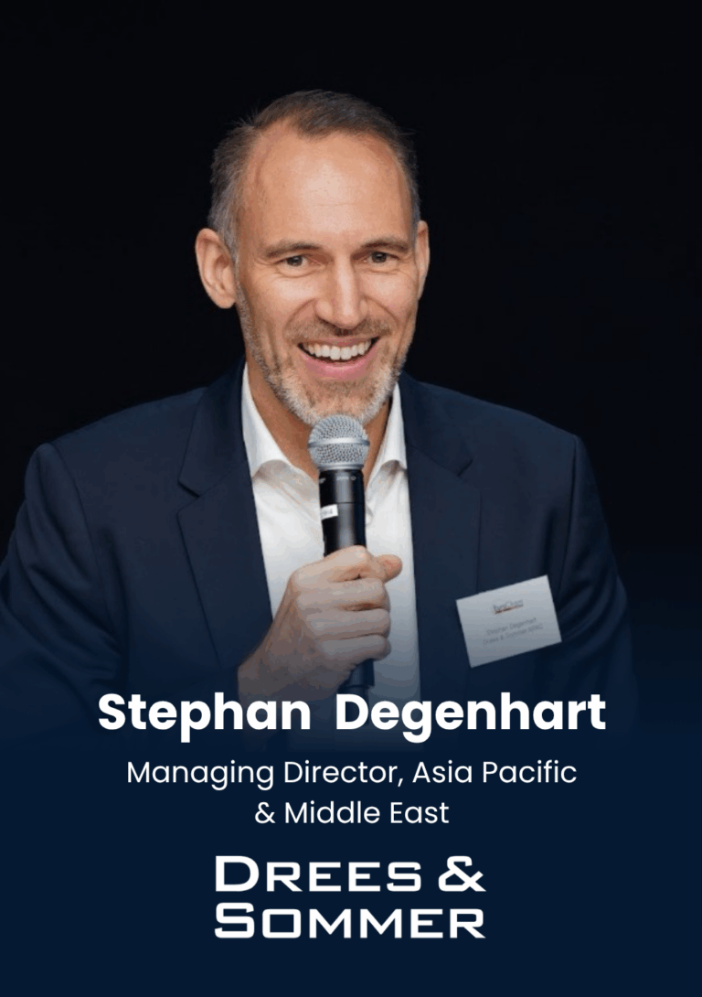 Stephan Degenhart, Managing Director, Asia Pacific & Middle East, Drees & Sommer is speaking at Middle East's largest real estate tech event.