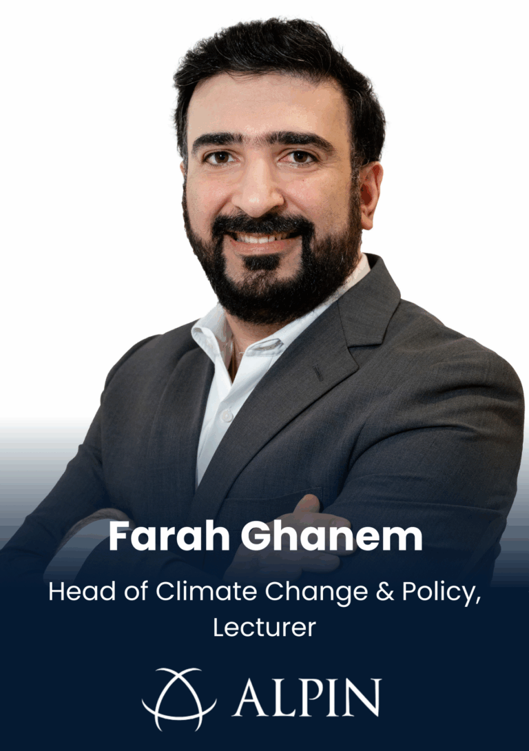 Farah Ghanem, Head of Climate Change & Policy, Lecturer, Alpin Limited is speaking at Middle East's largest real estate tech event.