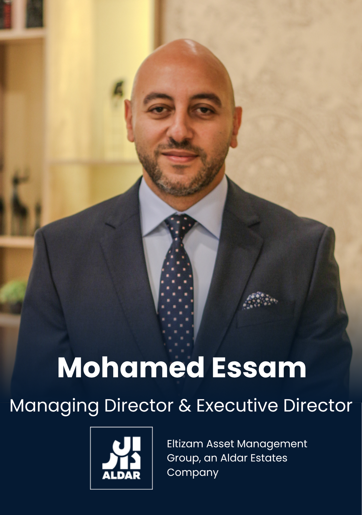 Mohamed Essam, Managing Director & Executive Director, Eltizam Asset Management Group, an Aldar Estates Company is speaking at Middle East's largest real estate tech event.