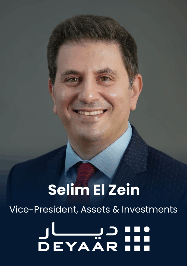 Selim El Zein, Vice-President, Assets & Investments, Deyaar is speaking at Middle East's largest real estate tech event.