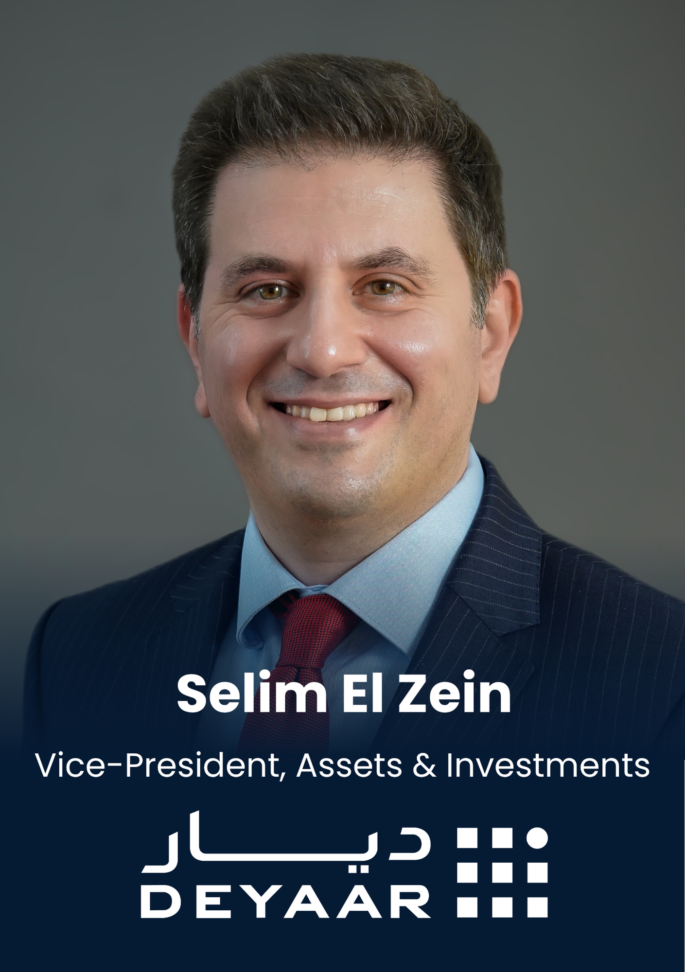 Selim El Zein, Vice-President, Assets & Investments, Deyaar is speaking at Middle East's largest real estate tech event.