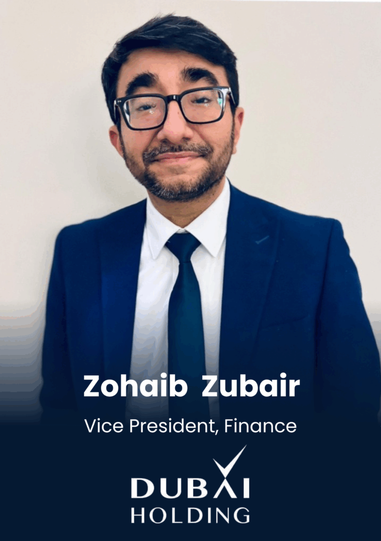 Zohaib Zubair, Vice President, Finance, Dubai Holding
