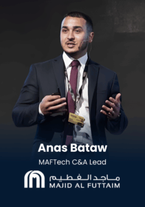 Anas Bataw, MAFTech C&A Lead, Majid Al Futtaim is speaking at Middle East's largest real estate tech event.