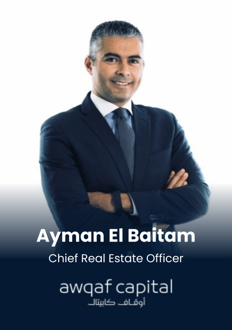 Ayman El Baitam, Chief Real Estate Officer, Awqaf Capital is speaking at Middle East's largest real estate tech event.