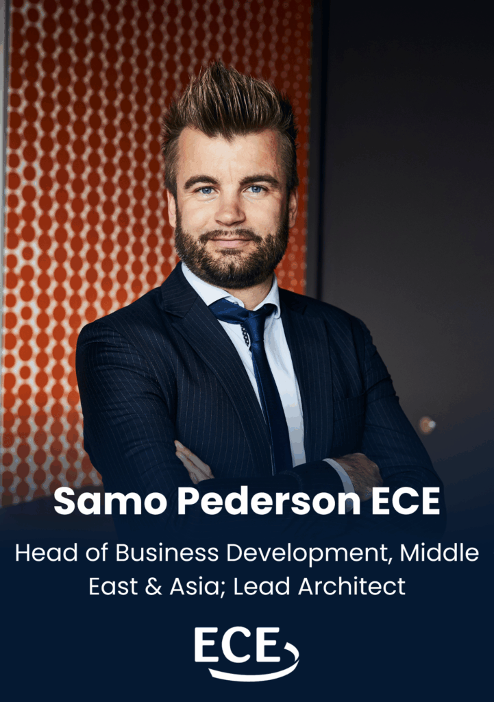 Samo Pederson, Head of Business Development, Middle East & Asia; Lead Architect, ECE is speaking at Middle East's largest real estate tech event.
