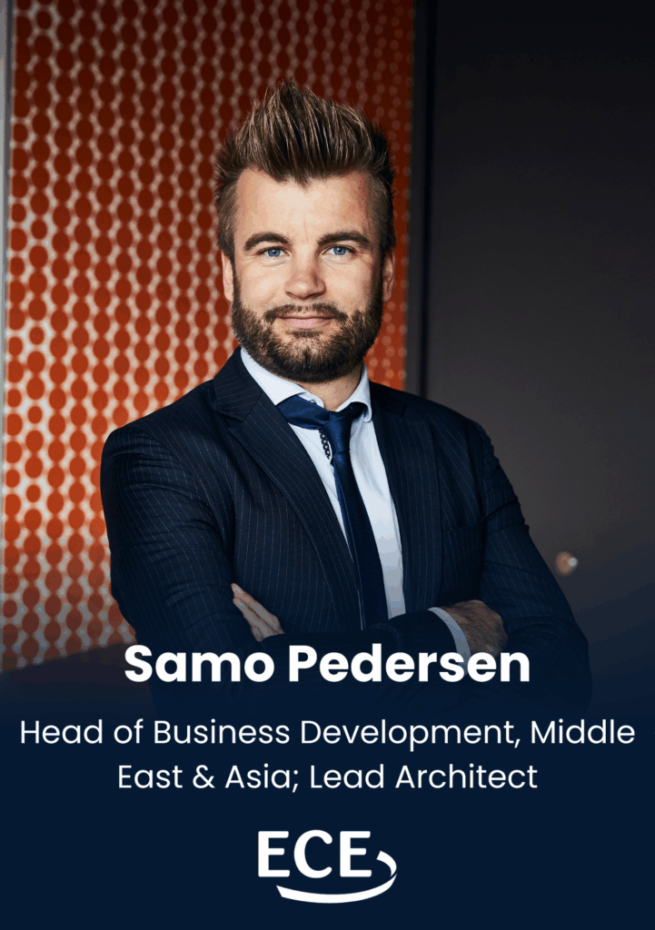 Samo Pederson, Head of Business Development, Middle East & Asia; Lead Architect, ECE is speaking at Middle East's largest real estate tech event.