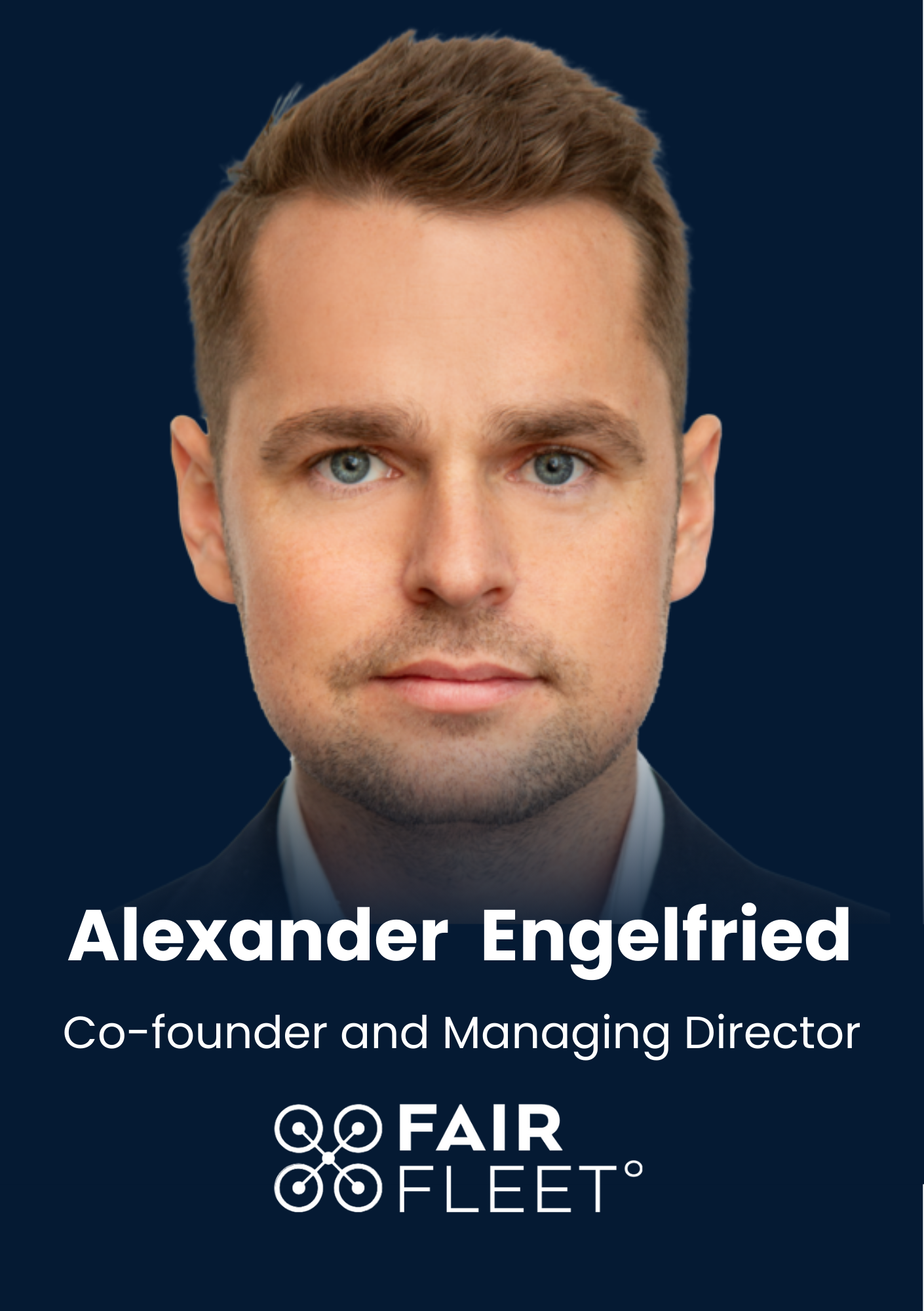 Alexander Engelfried, Co-founder and Managing Director , FairFleet , speaker profile at PropTech Connect.
