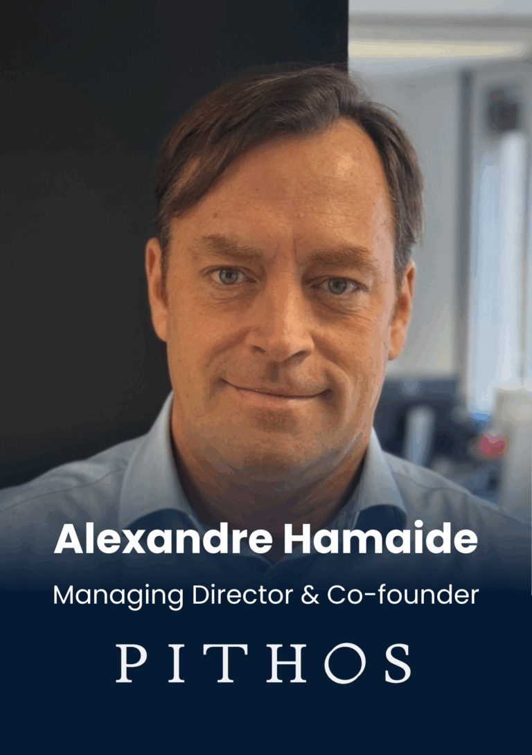 Alexandre Hamaide, Managing Director & Co-founder, Pithos