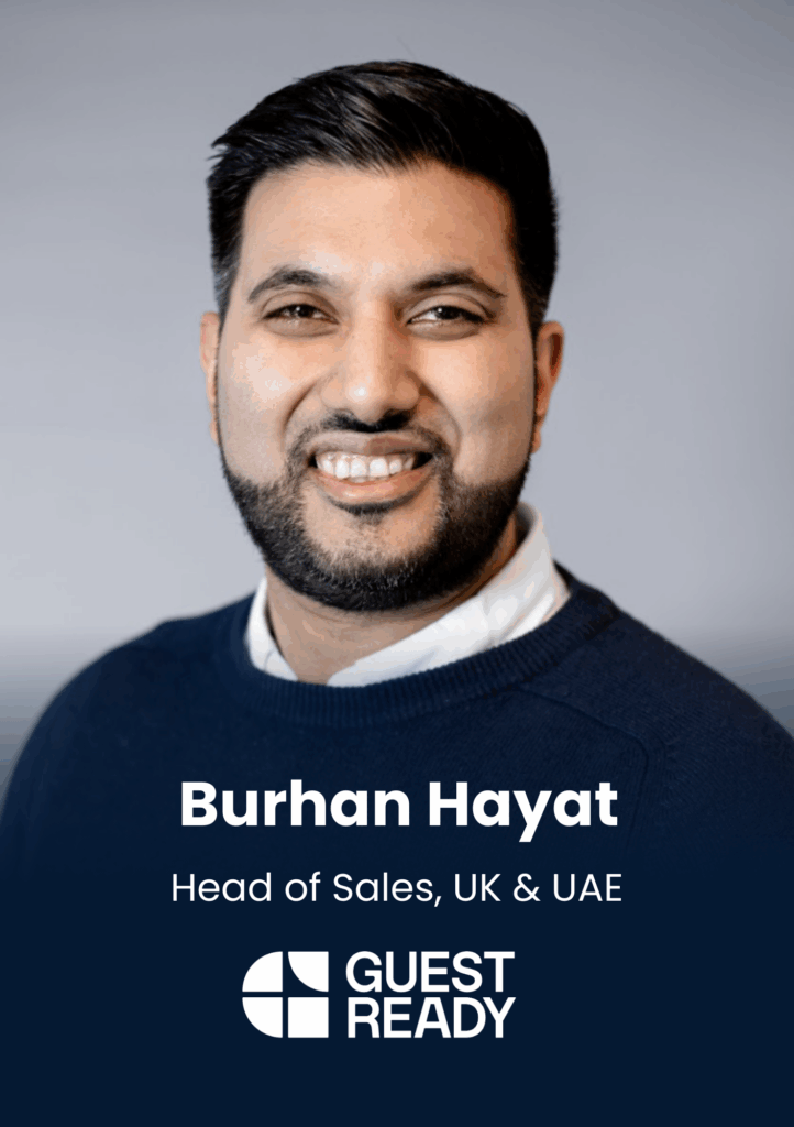Burhan Hayat, Head of Sales, UK & UAE, GuestReady is speaking at Middle East's largest real estate tech event.