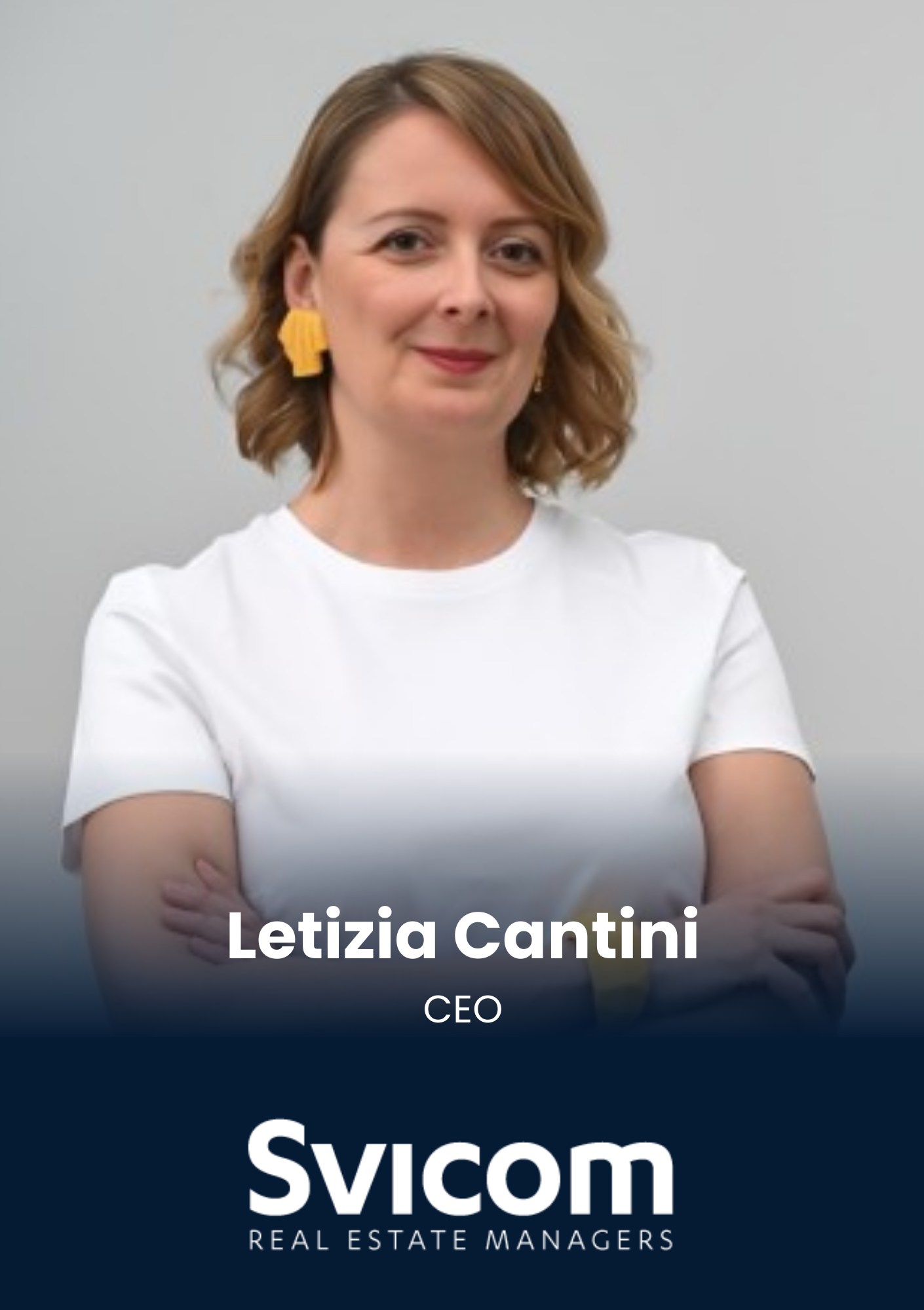 Letizia Cantini, CEO and General Manager, Svicom S.p.A. Società Benefit is speaking at Middle East's largest real estate tech event.