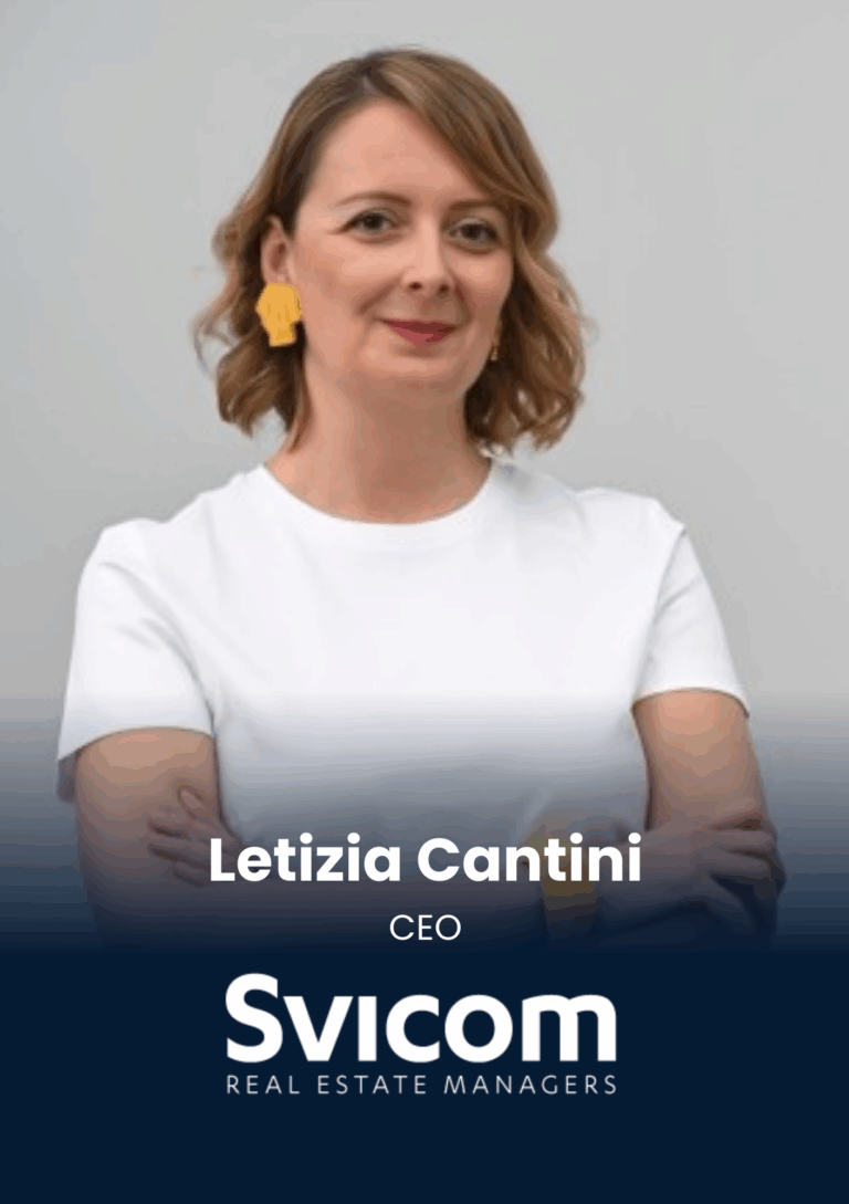 Letizia Cantini, CEO and General Manager, Svicom S.p.A. Società Benefit is speaking at Middle East's largest real estate tech event.