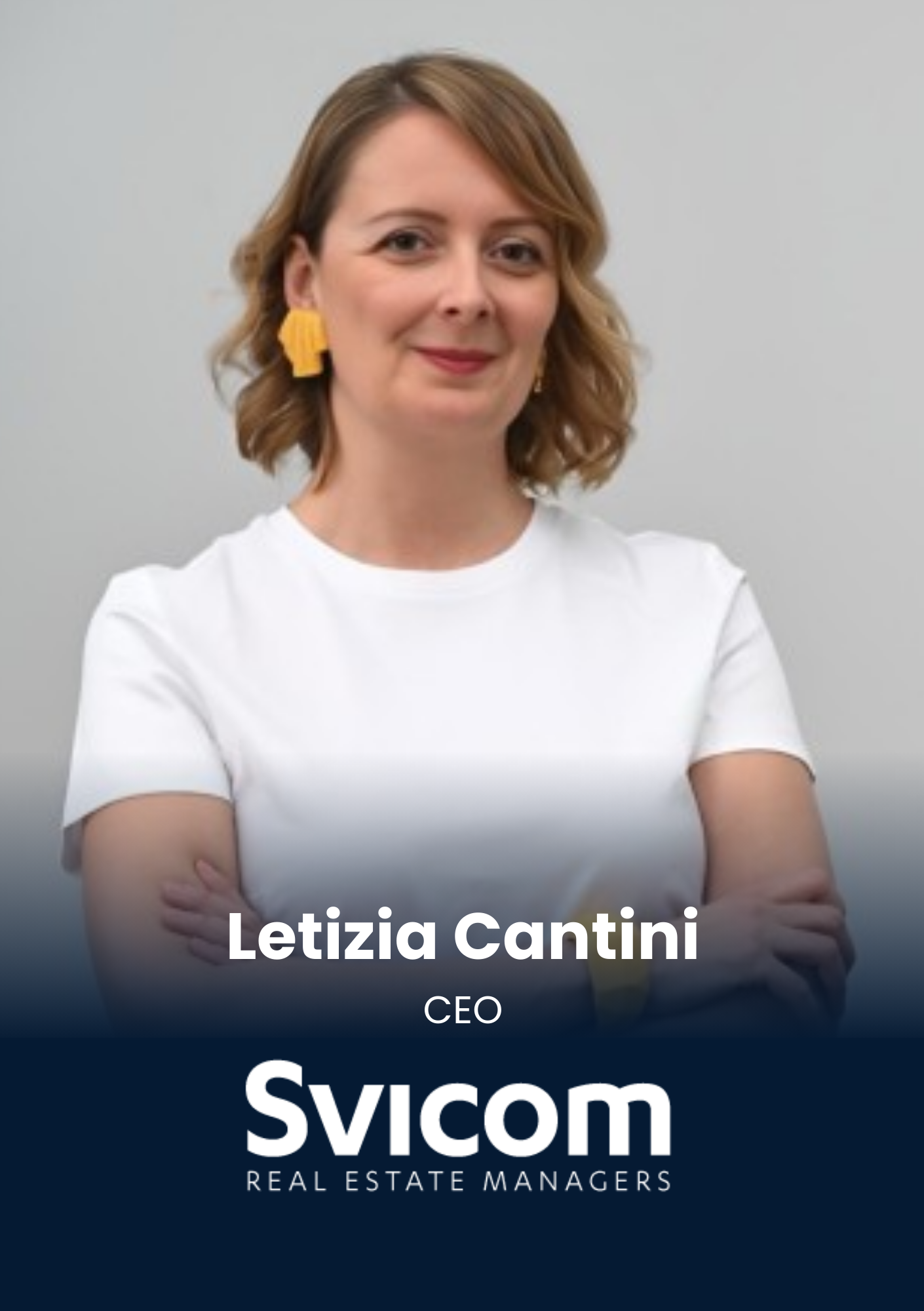 Letizia Cantini, CEO and General Manager, Svicom S.p.A. Società Benefit is speaking at Middle East's largest real estate tech event.