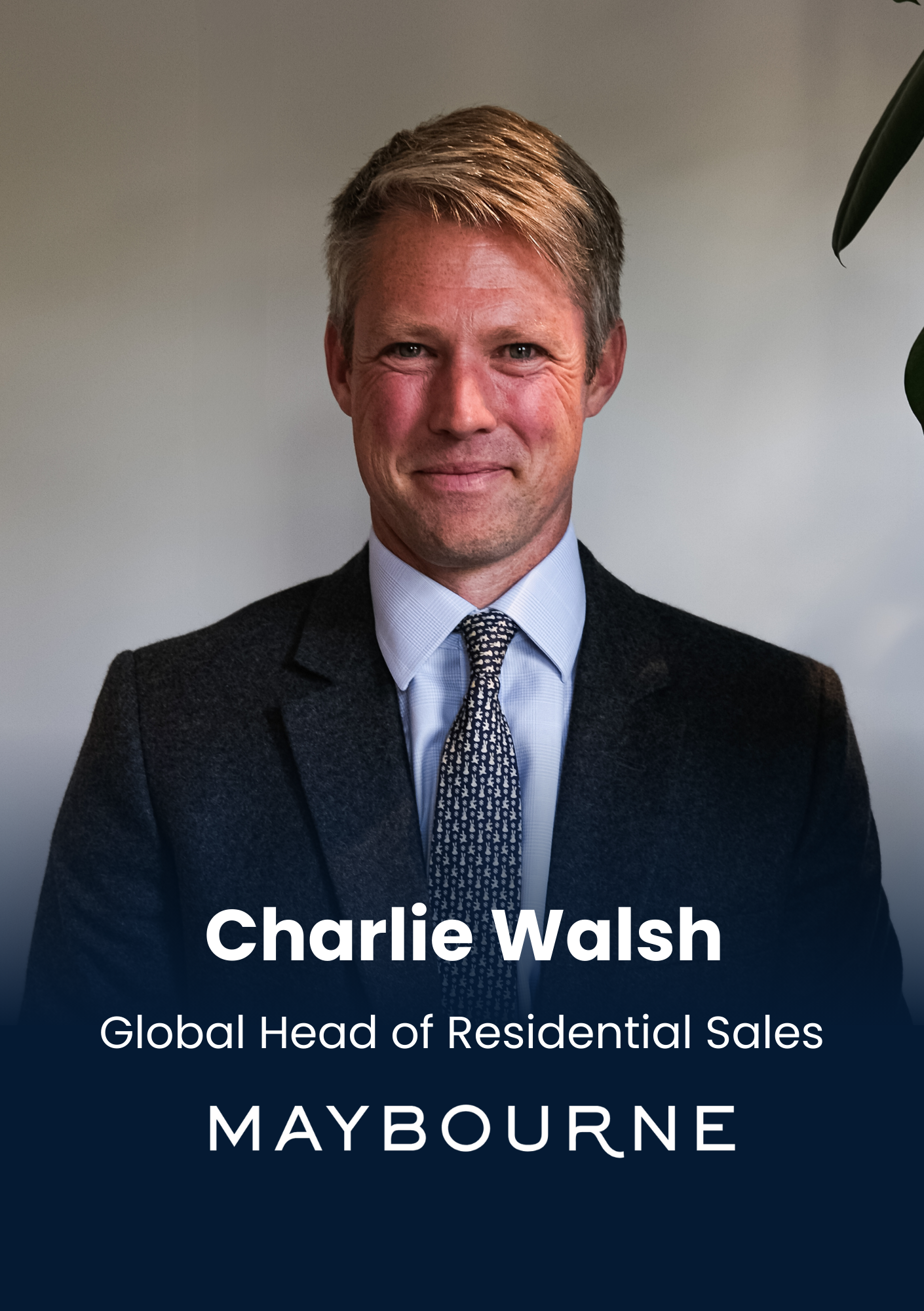 Charlie Walsh, Global Head of Residential Sales, Maybourne is speaking at Middle East's largest real estate tech event.