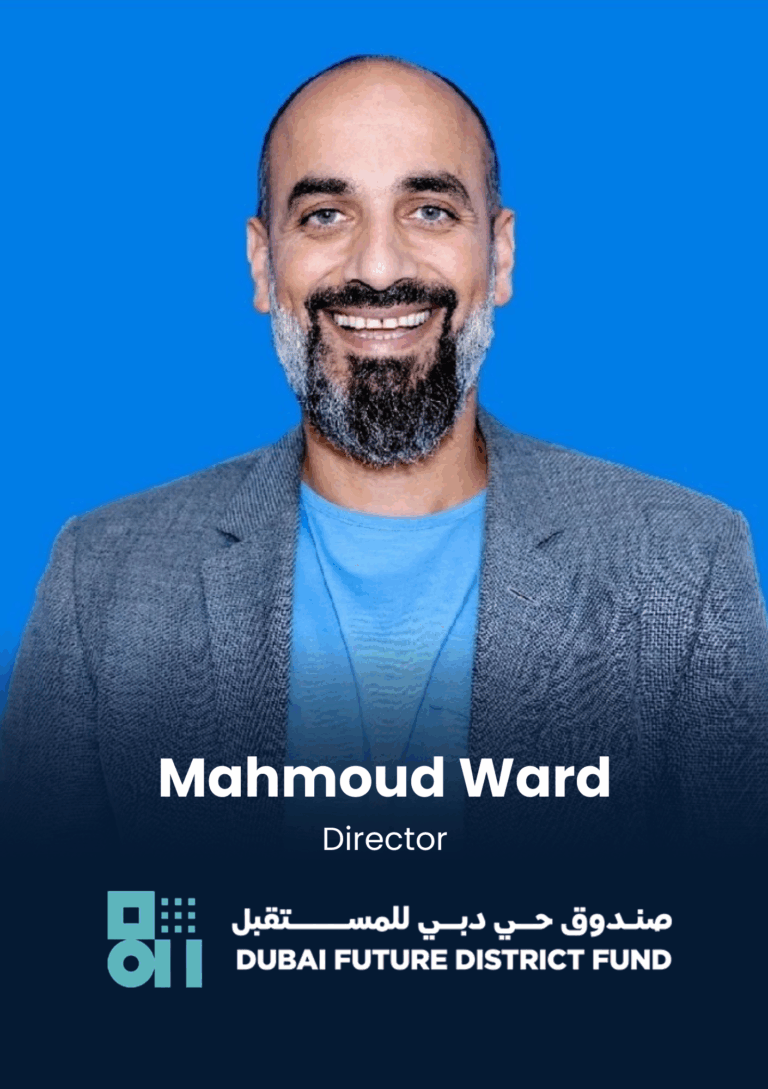 Mahmoud Ward , Director , Dubai Future District Fund