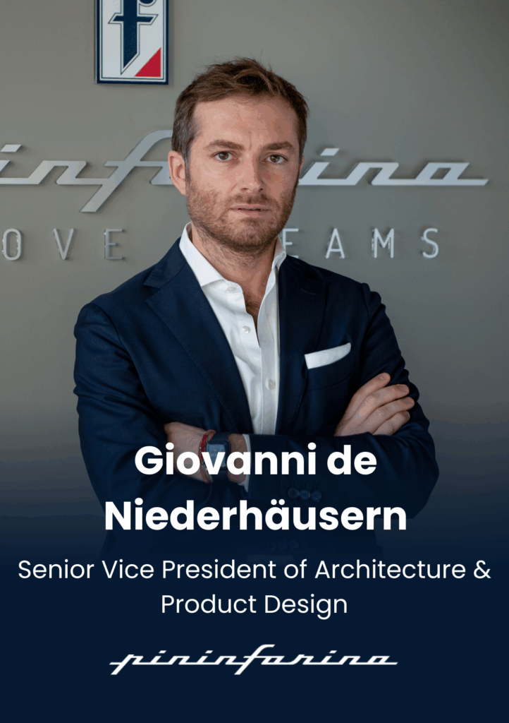 Giovanni de Niederhäusern, Senior Vice President of Architecture & Product Design, Pininfarina is speaking at Middle East's largest real estate tech event.