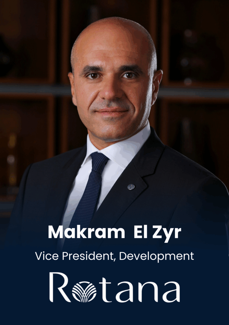 Makram El Zyr, Vice President, Development, Rotana Hotels