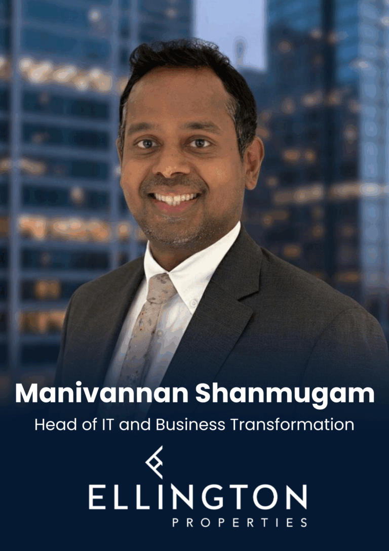 Manivannan Shanmugam, Head of IT and Business Transformation, Ellington Properties