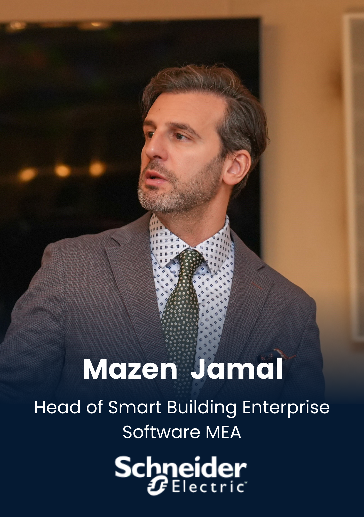 Mazen Jamal, Head of Smart Building Enterprise Software MEA, Schneider Electric
