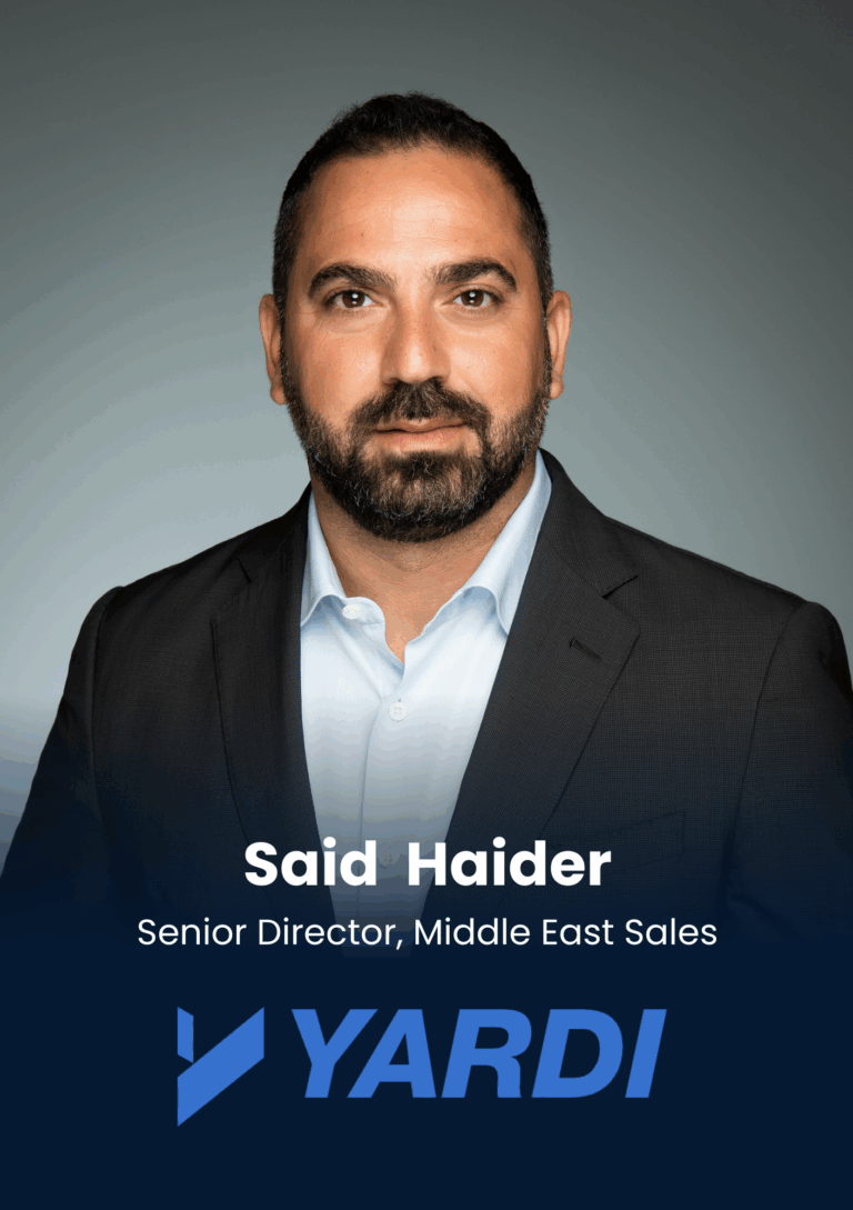 Said Haider, Senior Director, Middle East Sales, Yardi