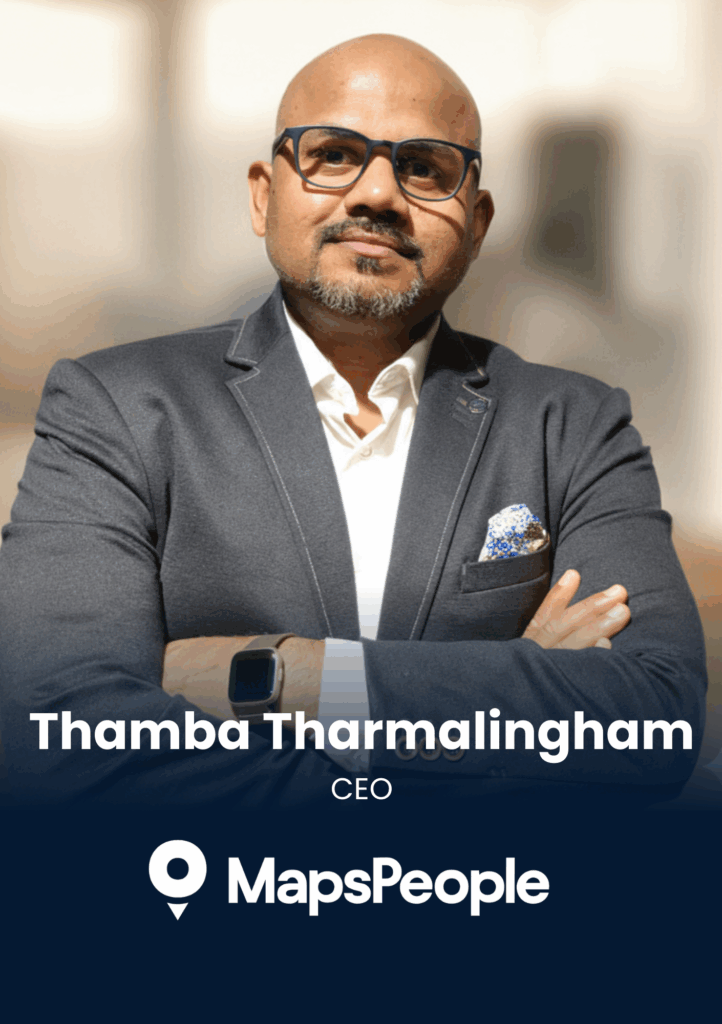 Thamba Tharmalingham, CEO, MapsPeople is speaking at Middle East's largest real estate tech event.