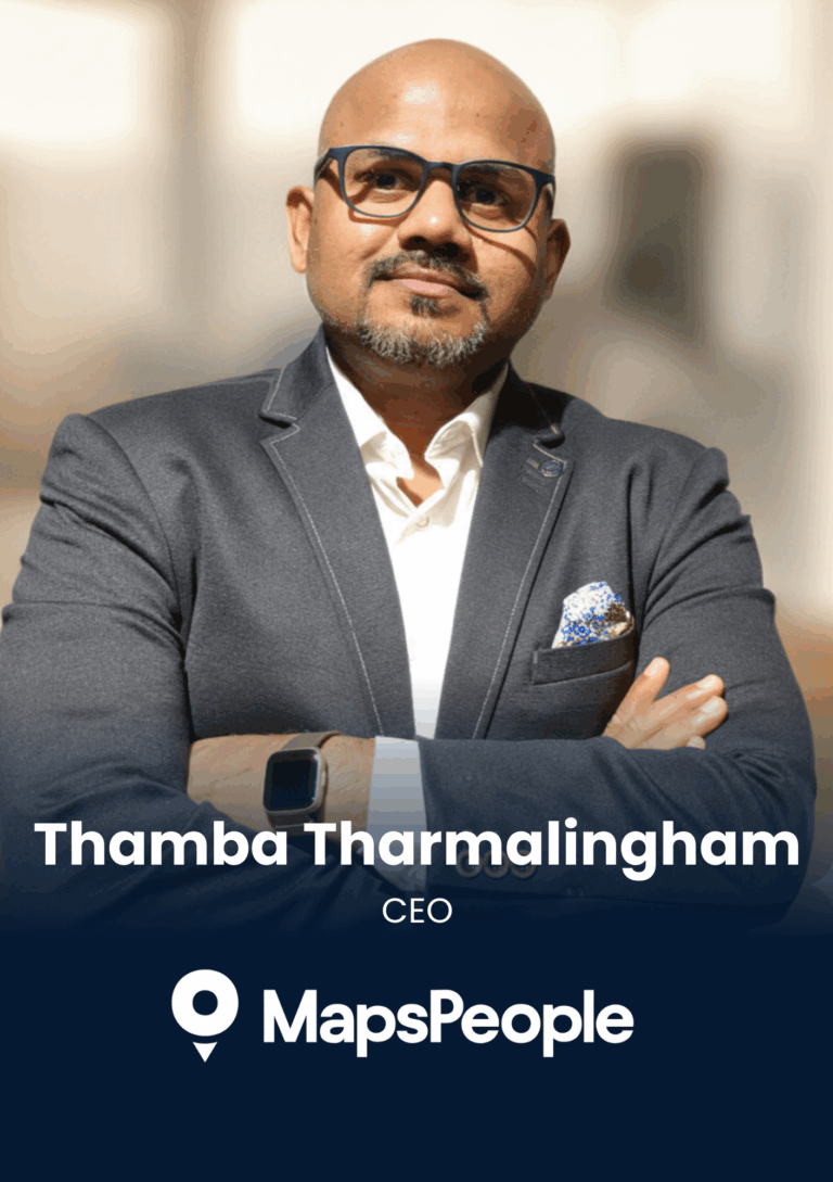 Thamba Tharmalingham, CEO, MapsPeople is speaking at Middle East's largest real estate tech event.