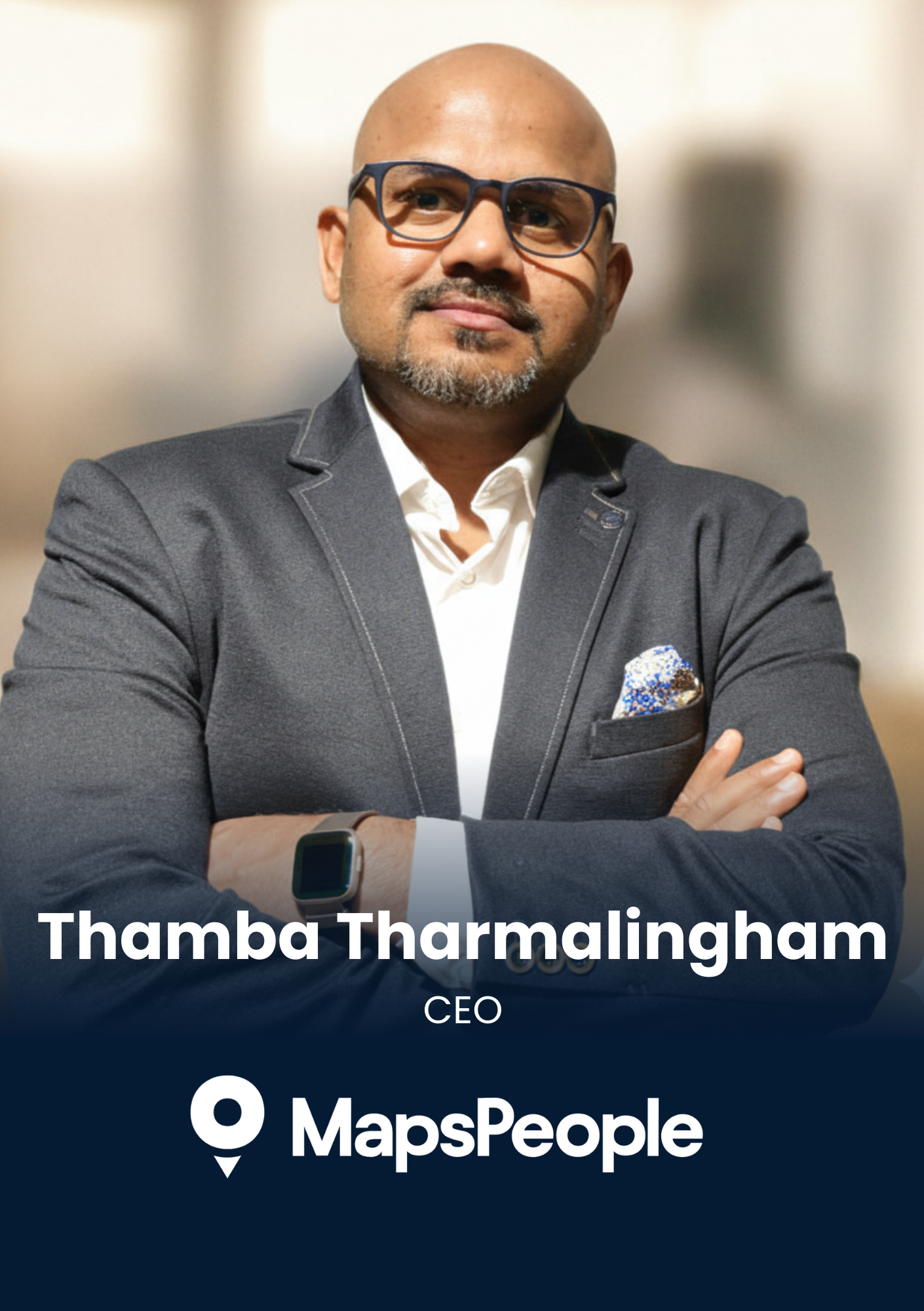 Thamba Tharmalingham, CEO, MapsPeople is speaking at Middle East's largest real estate tech event.