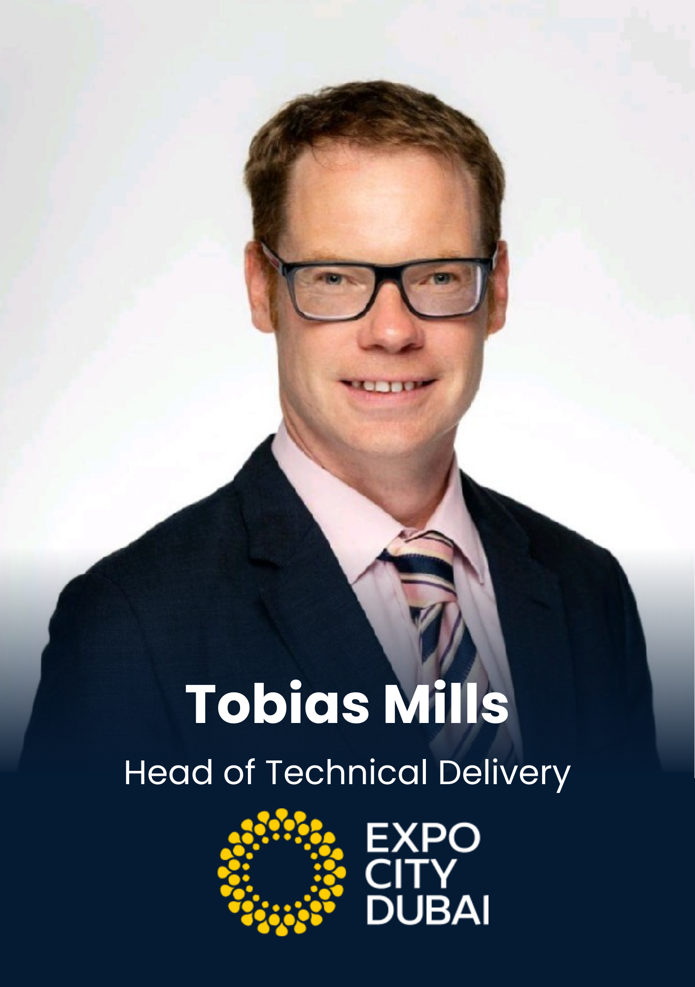 Tobias Mills, Head of Technical Delivery, Expo City is speaking at Middle East's largest real estate tech event.