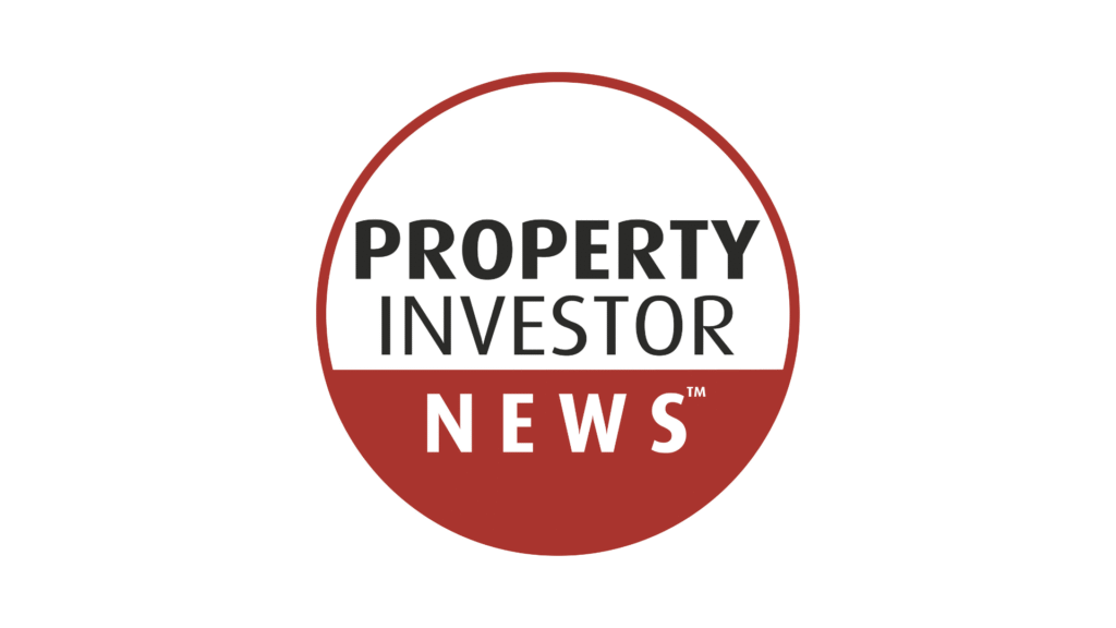 Property Investor News logo: red circular badge with a white bottom band reading NEWS and bold black 'PROPERTY INVESTOR' text above.