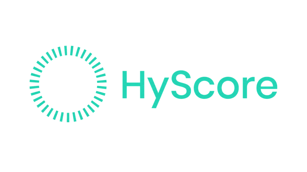 HyScore logo, sponsor at PropTech Connect