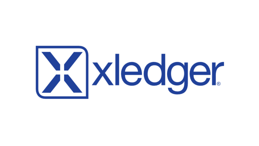 Xledger logo: blue rounded-square with a stylized X, followed by the blue word 'Xledger'.