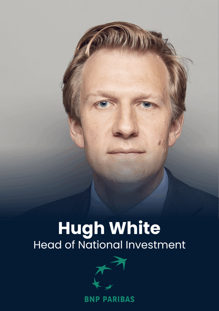 Hugh White, Head of National Investment, BNP Paribas, speaker profile at PropTech Connect Europe 2026.