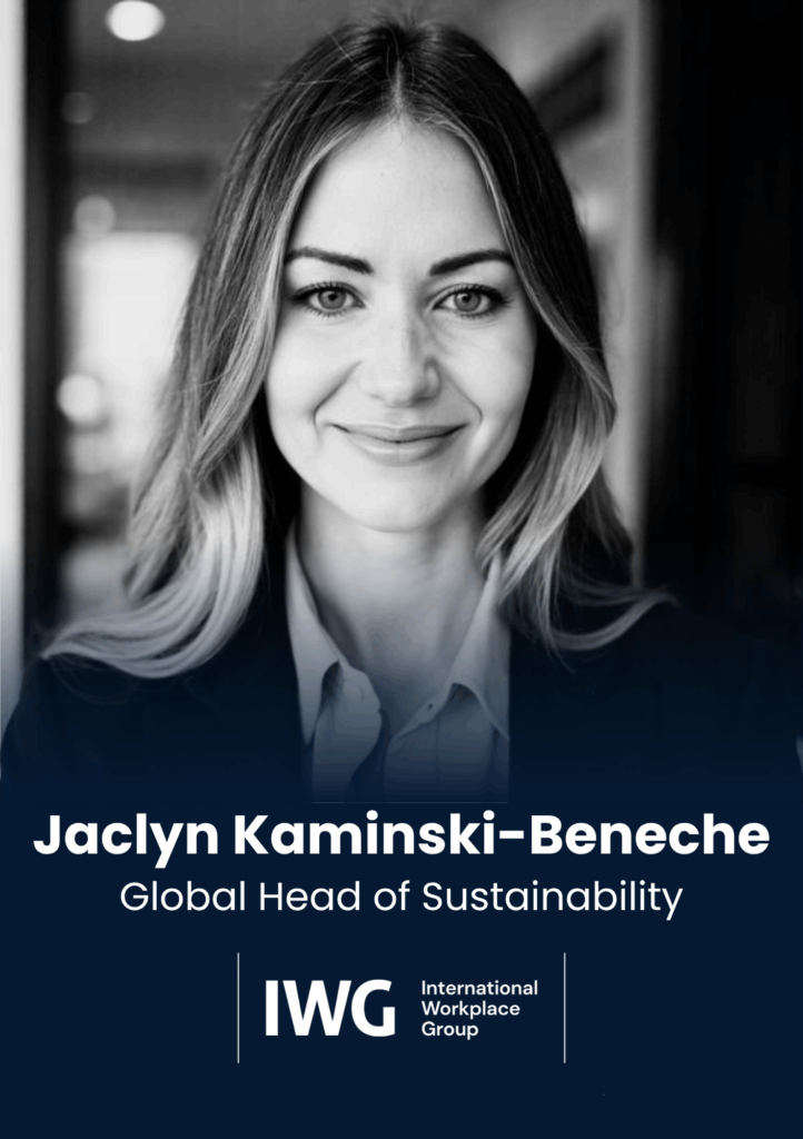 Jaclyn Kaminski-Beneche, Global Head of Sustainability, International Workplace Group plc