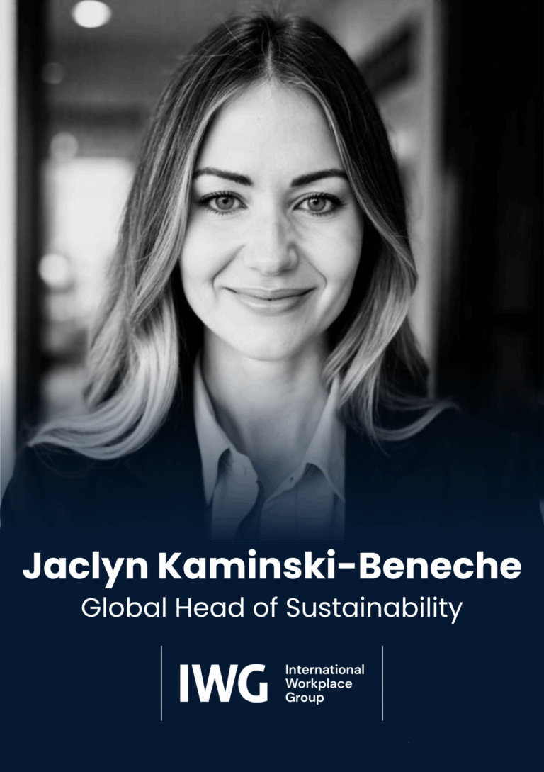 Jaclyn Kaminski-Beneche, Global Head of Sustainability, International Workplace Group plc