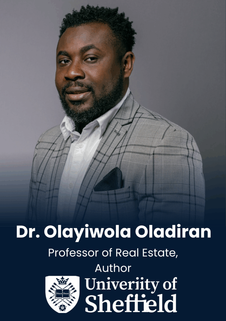 Dr. Olayiwola Oladiran, Professor of Real Estate, Author, University of Sheffield