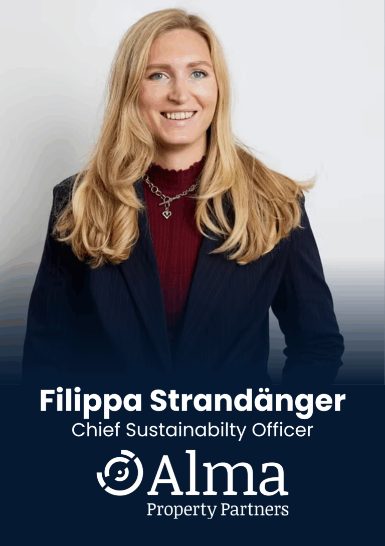 Filippa Strandänger, Chief Sustainability Officer, Alma Property Partners
