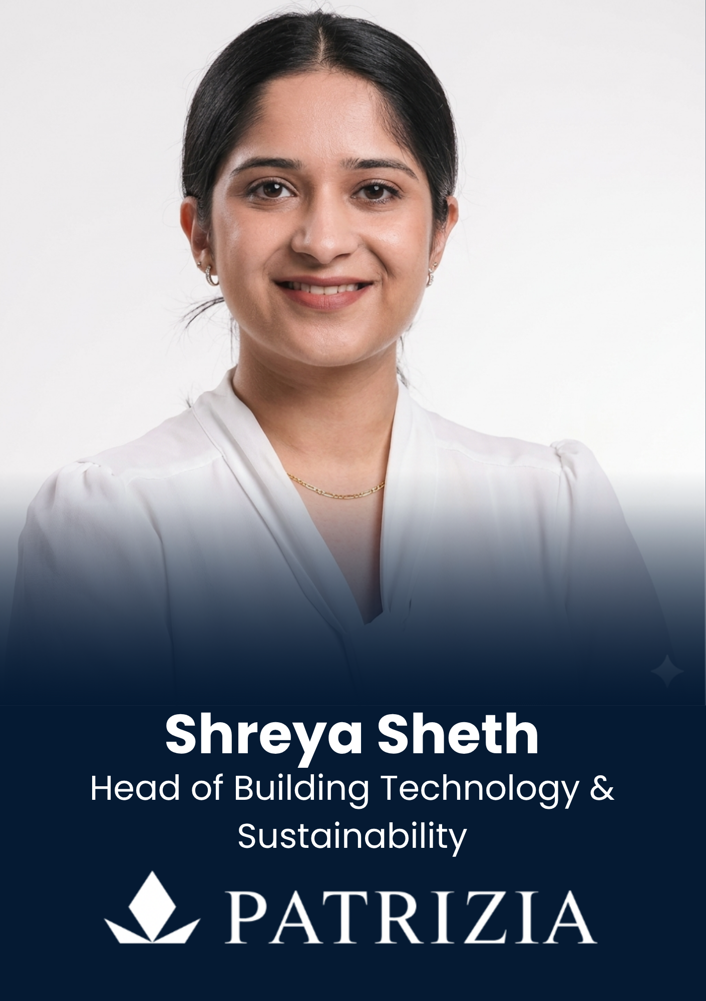 Shreya Sheth, Head of Building Technology & Sustainability, PATRIZIA