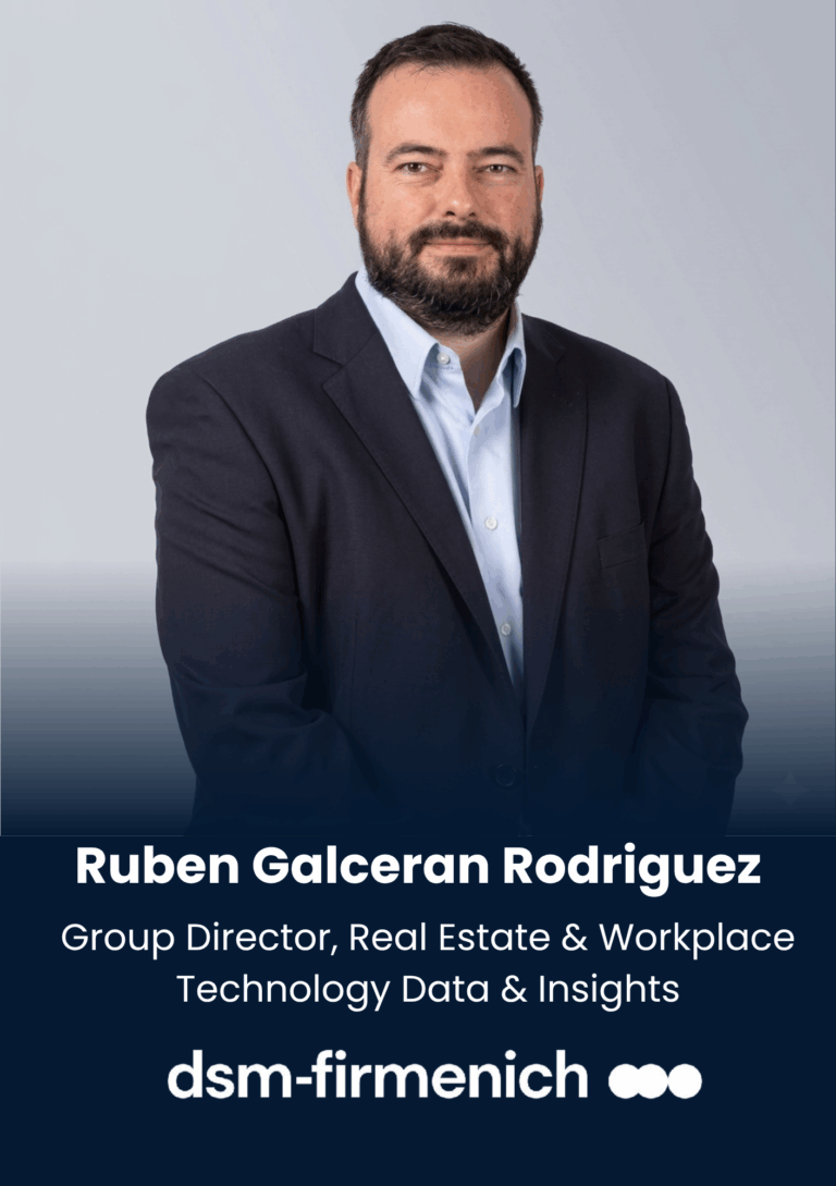 Ruben Galceran Rodriguez, Group Director, Real Estate & Technology Data & Insights, dsm-firmenich