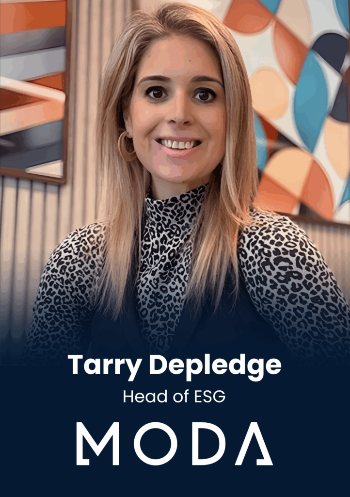 Tarry Depledge, Head of ESG, Moda, speaker profile at PropTech Connect.