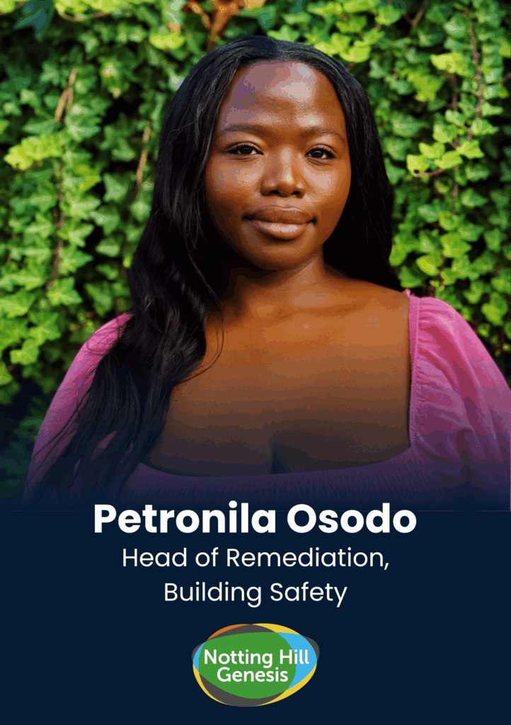 Petronila Osodo, Head of Remediation, Building Safety, Notting Hill Genesis, speaker profile at PropTech Connect.