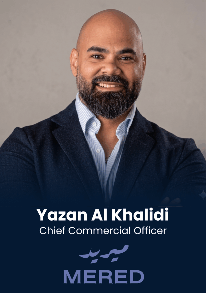 Yazan Al Khalidi, Chief Commercial Officer, MERED