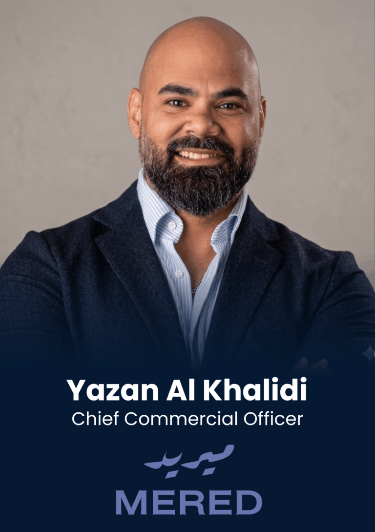 Yazan Al Khalidi, Chief Commercial Officer, MERED