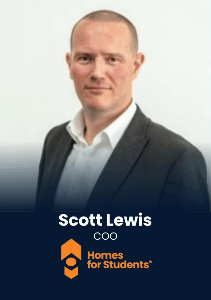 39_Scott Lewis, COO, Homes for Students, EU26 Speaker Card, speaker profile at PropTech Connect Europe 2026.