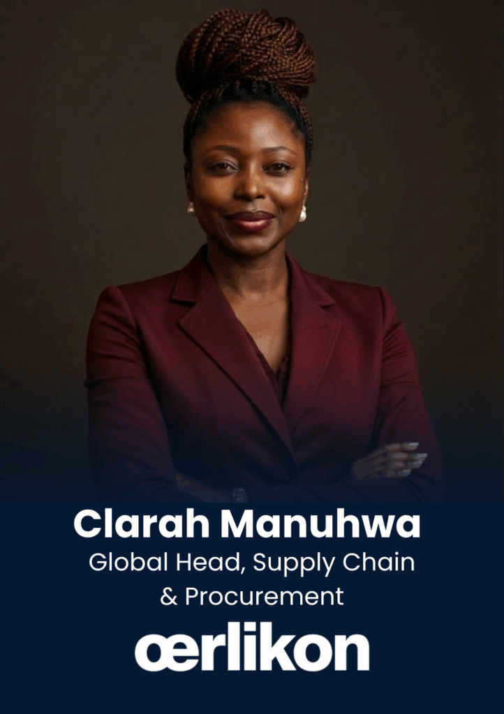 Clarah Manuhwa, Global Head, Supply Chain & Procurement, Oerlikon