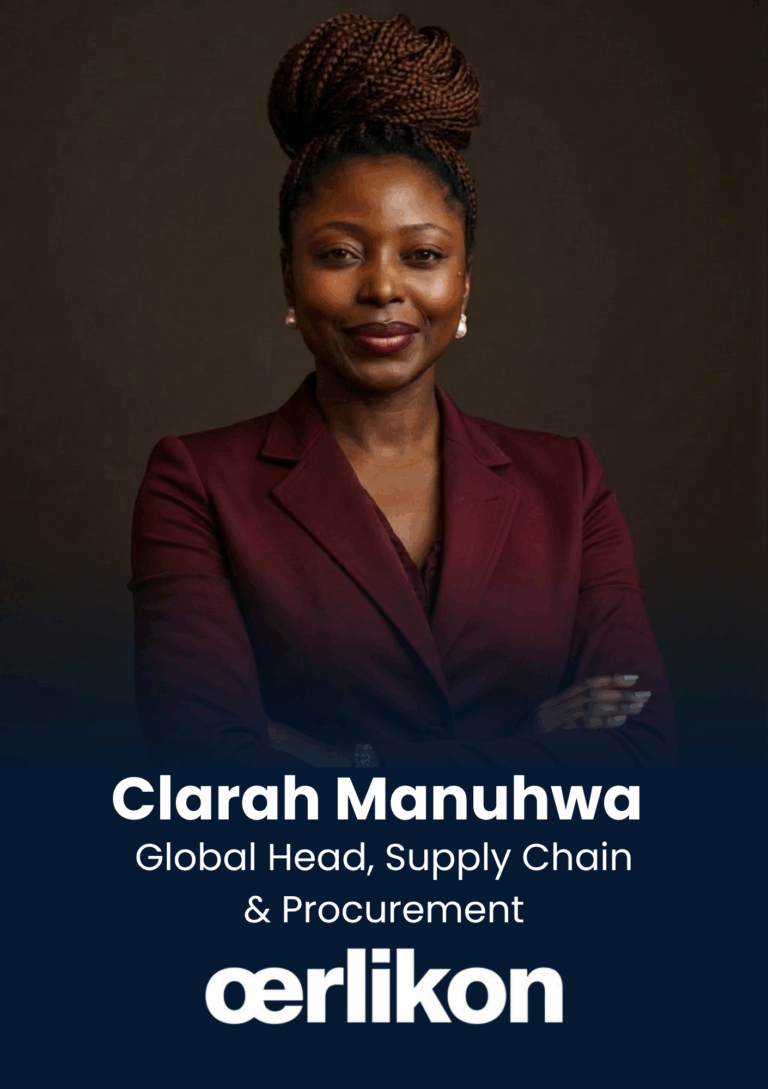 Clarah Manuhwa, Global Head, Supply Chain & Procurement, Oerlikon