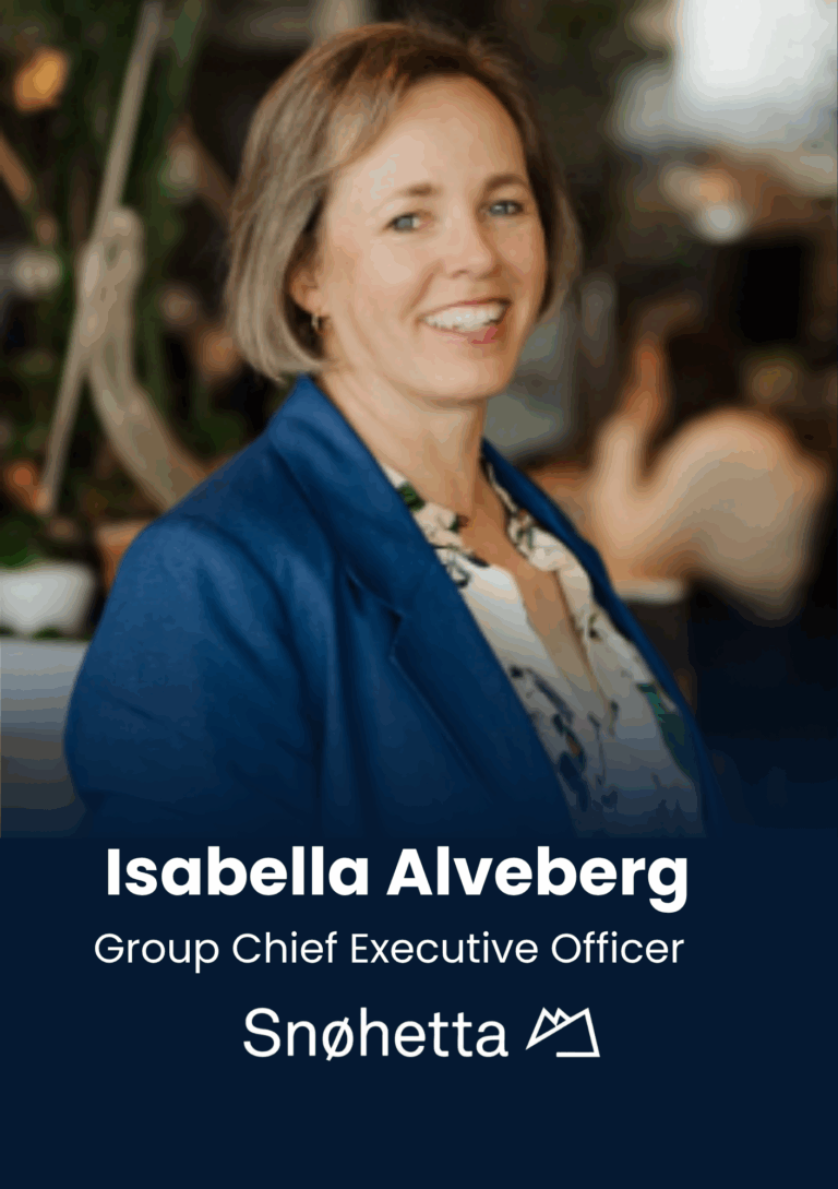 Isabella Alveberg, Group Chief Executive Officer, Snøhetta