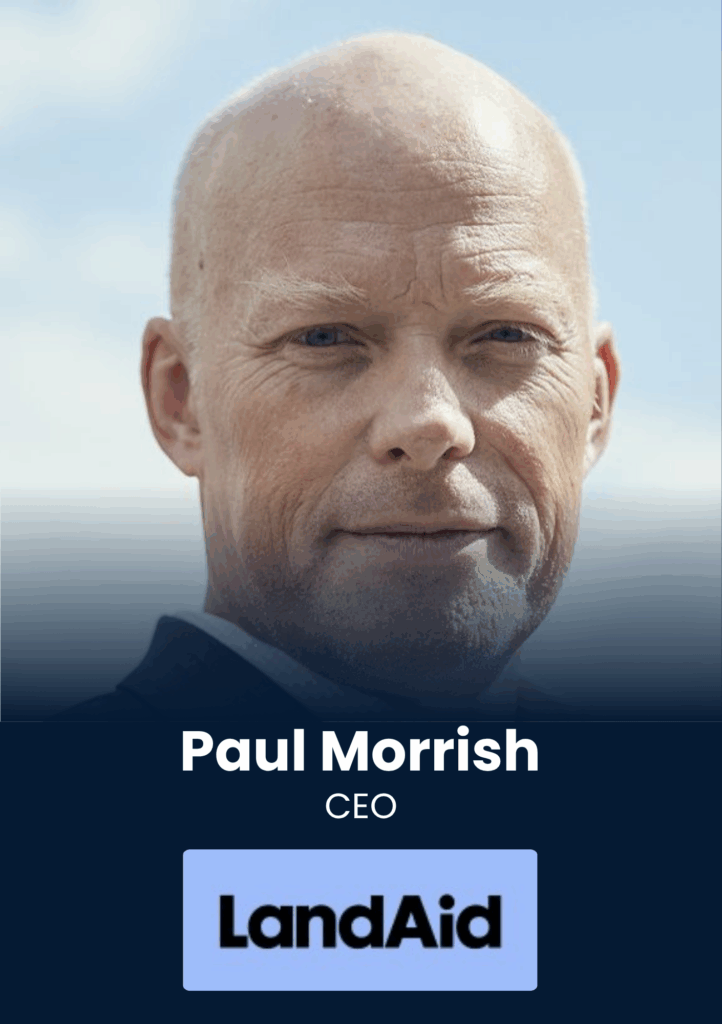 Paul Morrish, CEO, LandAid, speaker profile at PropTech Connect.