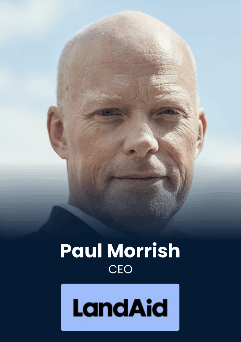 Paul Morrish, CEO, LandAid, speaker profile at PropTech Connect.