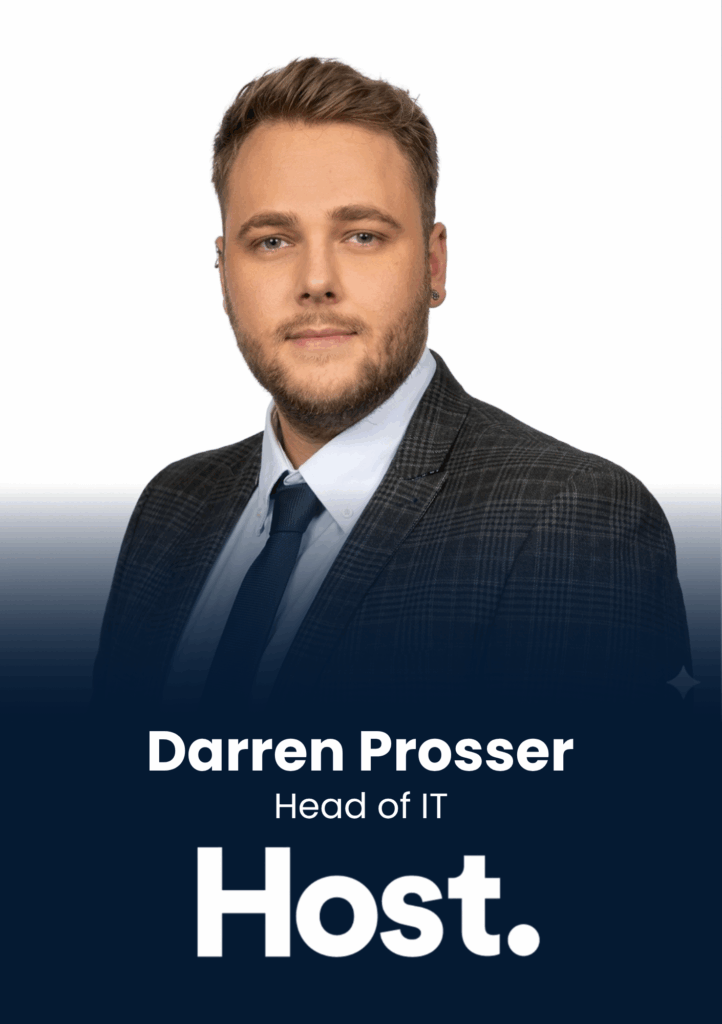 Darren Prosser, Head of IT, Host Student Housing UK Limited, speaker profile at PropTech Connect.